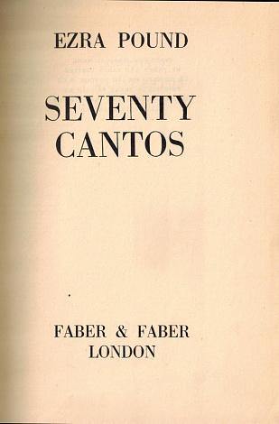 Seventy Cantos.