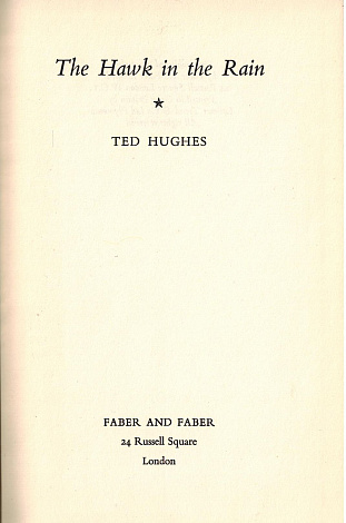 The Hawk in the Rain.