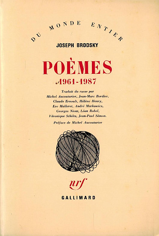 Poèmes. 1961-1987.