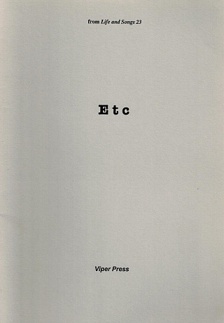 Etc. 11 August - 14 November 1997.
