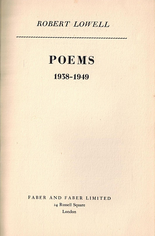 Poems. 1938-1949.