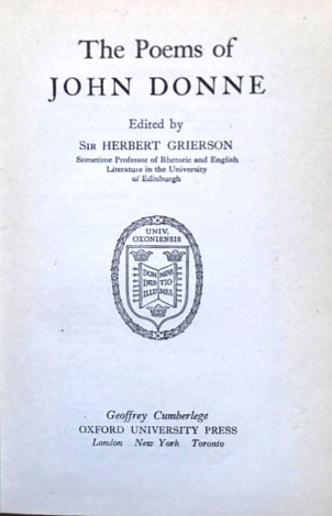 The Poems of John Donne.